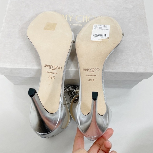 New Jimmy Choo Viola 100 Crystal Heels - Picture 11 of 11